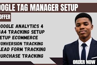 set up google analytics 4  tracking and conversion tracking