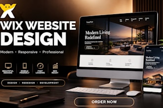 design or redesign a modern wix website