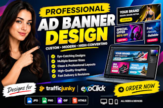 design professional advertising banners for your digital marketing campaigns