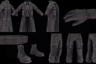 second life 3d garment clothing mesh imvu clo 3d  y2k 3d shoes fivem clothing