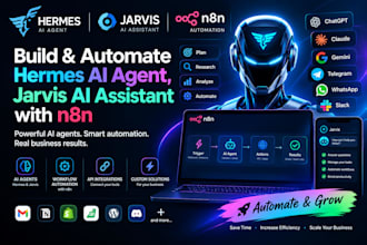grok powered bot hermes ai agent jarvis ai assistant telegram bot n8n gpt6 astra