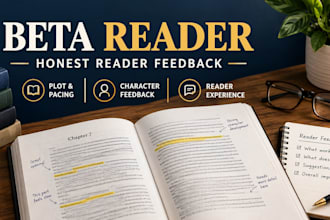 be romance beta reader fantasy fiction novel critique plot pacing characters