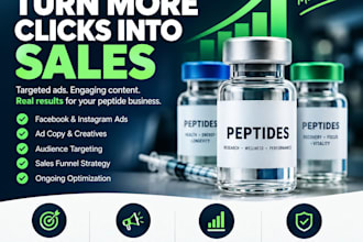 setup peptide ads to generate more sales