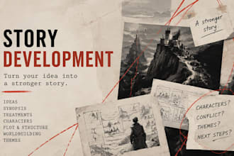 help you develop your story, characters and plot
