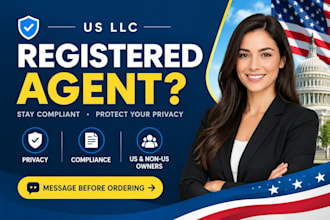 be your registered agent in wyoming and delaware
