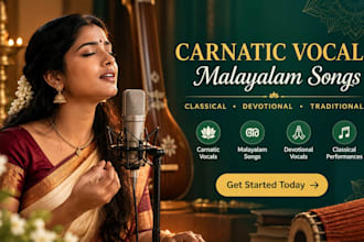 sing carnatic vocals for malayalam songs