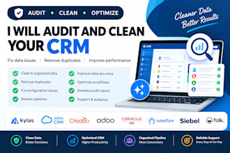 audit and clean your kylas sales crm creatio folk oracle ebs salesflare odoo crm