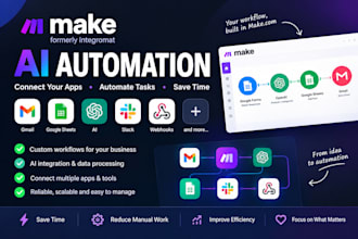 build ai automation workflows using makecom