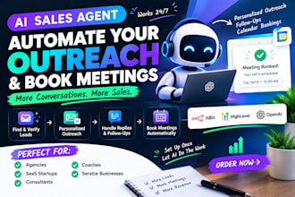 build an ai sales agent to automate outreach and book meetings