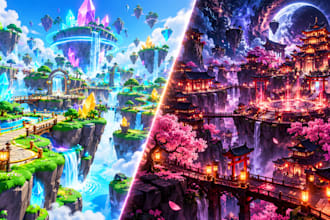 build a high quality roblox simulator map or anime world