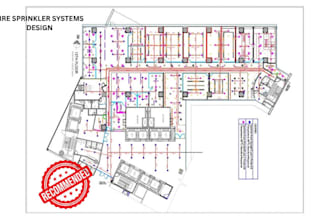 draw and seal fire sprinkler systems, fire alarm plan per nfpa, nj ma ca nv