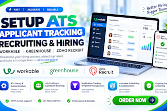 setup ats applicant tracking recruiting hiring workable greenhouse zoho recruit