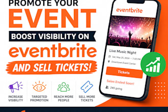 promote your event boost visibility on eventbrite and sell tickets