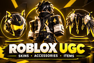 design custom roblox skin ugc items and accessories