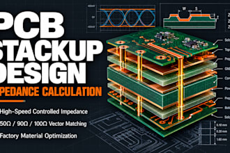 design high speed pcb stackups and calculate trace impedance