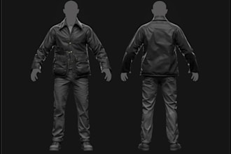 do professional  3d fashion garment, 3d clothing in marvelous design with clo3d