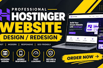 build hostinger website, wordpress website, hostinger redesign hostinger websit