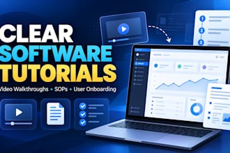 learn your software and create a clear user tutorial