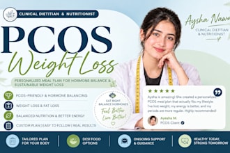 design pcos weight loss meal plans as your dietitian