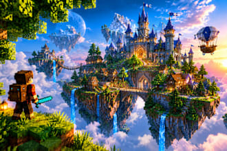 build a custom minecraft map, world, terrain and server environment today