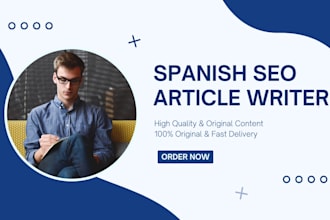 write SEO blog posts and articles in spanish