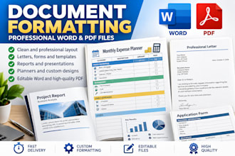 create and format professional documents and pdfs