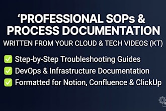 write professional sops and procedures