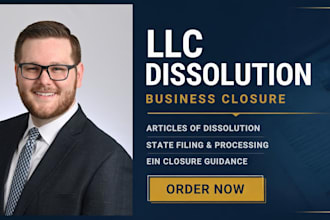 close, terminate, dissolve and dissolution llc cooperation, close ein