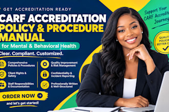 write craf accreditation policy and procedure manual for mental and behavioral