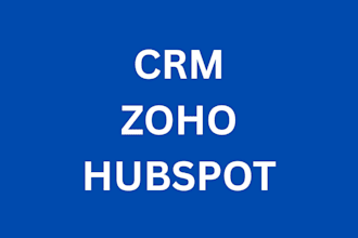 setup crm , hubspoy , zoho