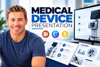 medical device product presentation, medical powerpoint, medtech slides design