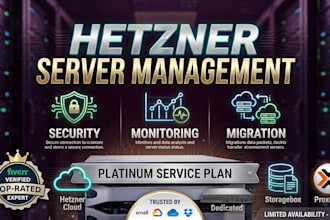 manage your hetzner cloud and dedicated servers, setup and security