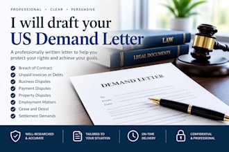 draft your US demand letter