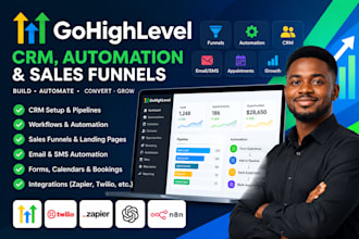 gohighlevel sales funnel gohighlevel website ghl automation crm setup