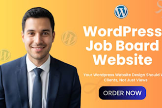 build a wordpress job board website, job portal or recruitment website