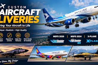paint msfs 2020 and 2024 xplane eric livery and xplane reprint texture aircraft