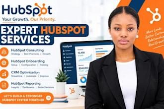 hubspot consulting, hubspot onboarding, CRM optimization and hubspot reporting