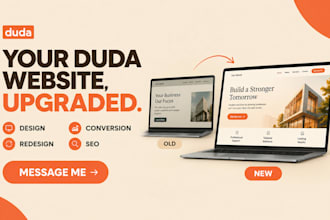 design duda website design, redesign your duda website for a modern look
