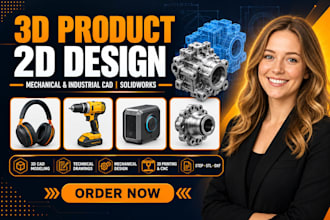 industrial 3d cad drawing, 3d product drawing mechanical and engineering drawing
