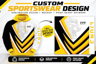 create custom sportswear and sublimation designs