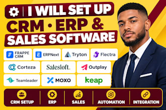 frappe CRM erpnext tryton flectra corteza salesloft outplay teamleader moxo keap