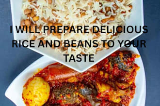 prepare delicious rice and beans to your taste