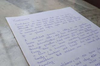 write anything with neat handwriting