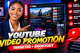 promote your youtube video with targeted promotion and shoutout