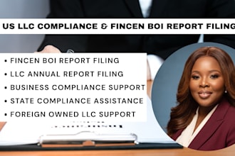 file your fincen boi report and llc annual report for US compliance