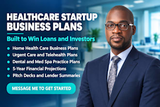 write a healthcare startup business plan for clinics