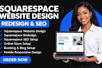 build squarespace website design, redesign squarespace website, squarespace SEO