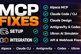 fix alpaca mcp bugs claude cli design antigravity codex ultron ai simulator