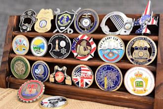 do custom challenge coin military medal badge token navy 3d bas relief medallion
