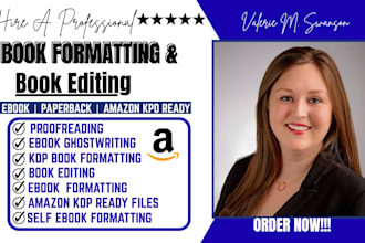 do book formatting for amazon KDP paperback